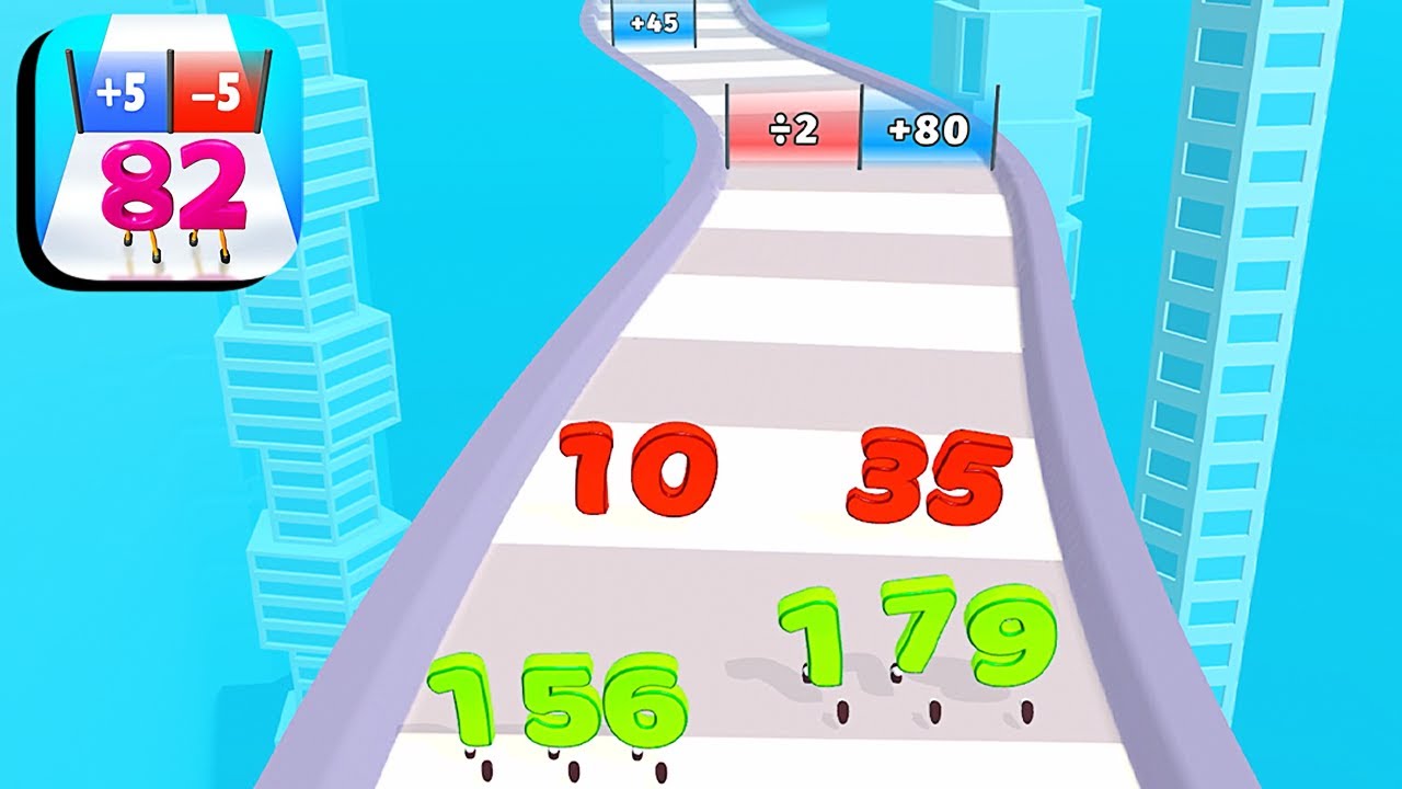 Digit Run 3D ​- All Levels Gameplay Android,ios (Levels 10-11)