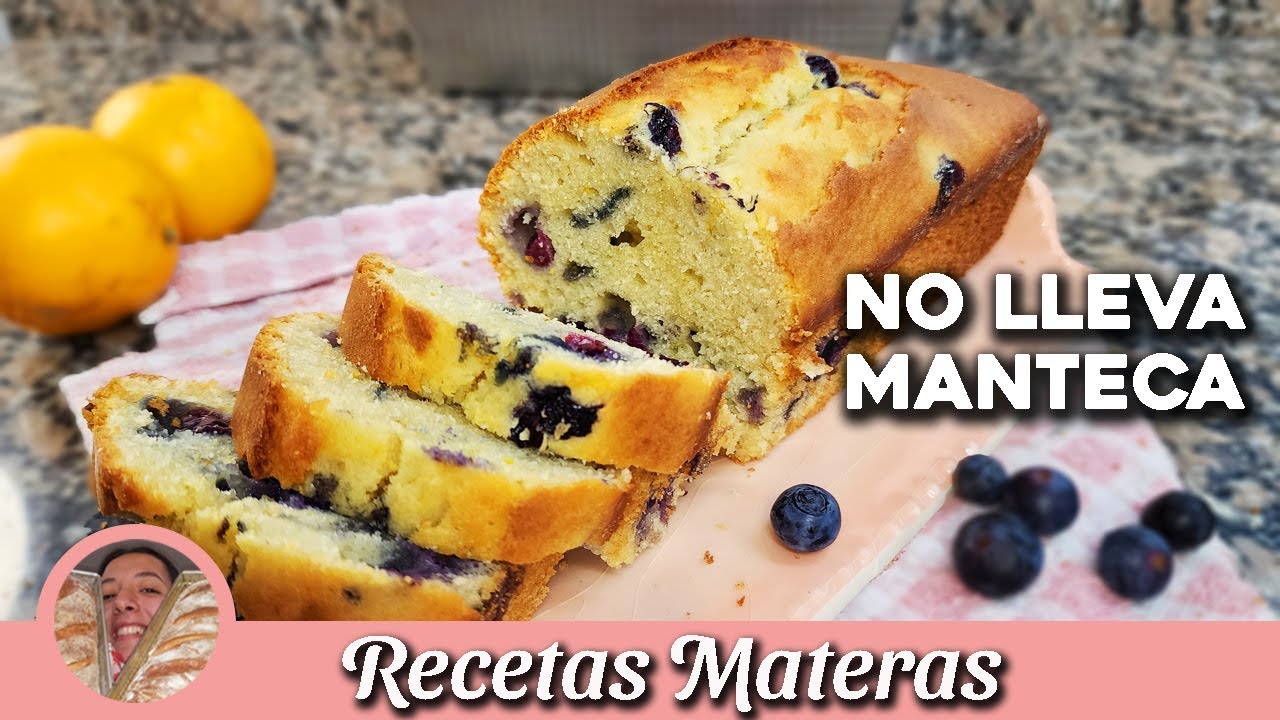 Budin FACIL de ARANDANOS y NARANJA | s&uacute;per h&uacute;medo ❤️