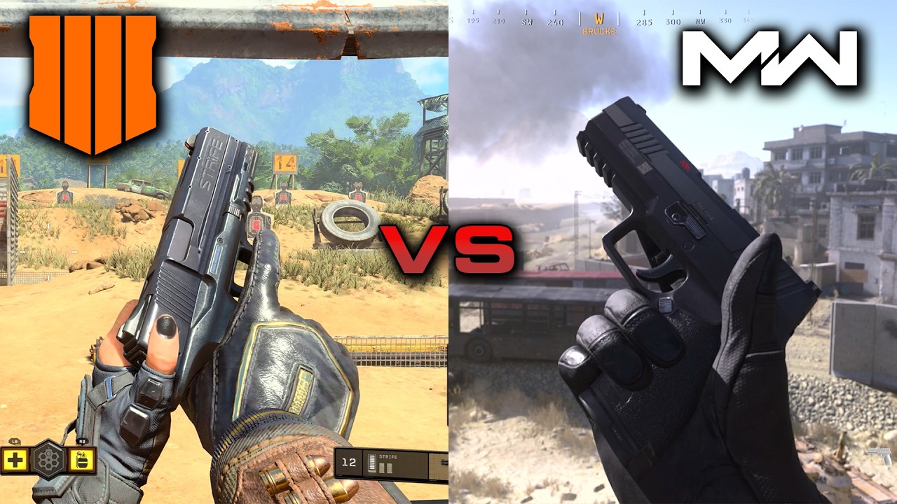Call of Duty Black Ops 4 vs Modern Warfare (2019) | Weapon Comparison