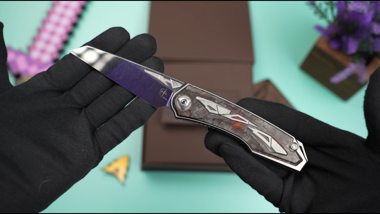 Нож CultroTech Кутх II сталь M398 рукоять Titanium/Carbon Fiber