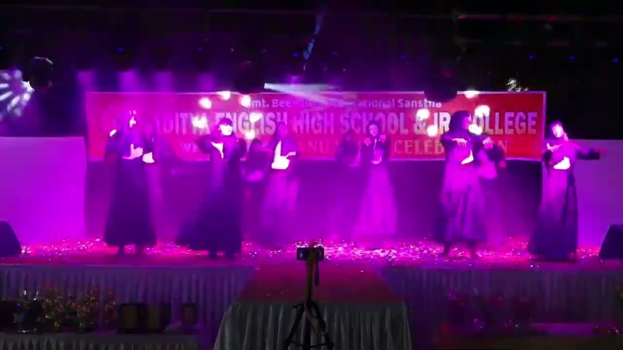 Nun Dance By 10th std Boys Annual day 2025-2026 Aditya English high school and jr college.