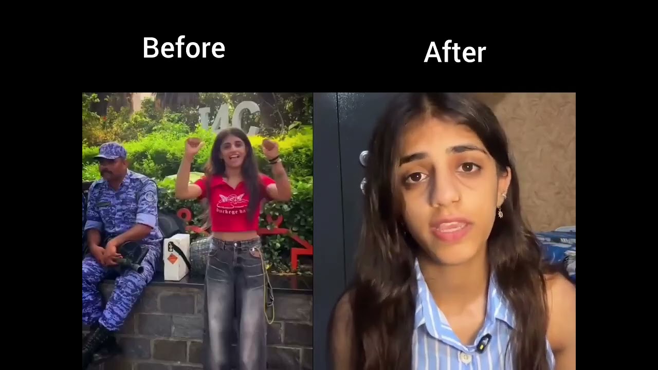Girl influencer mocks rpf soldiers #rpf #crpf #protest 