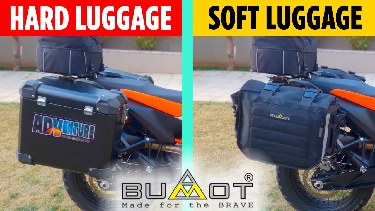 Hard vs Soft luggage Solution! Bumot luggage on my  ktm 790 adventure.