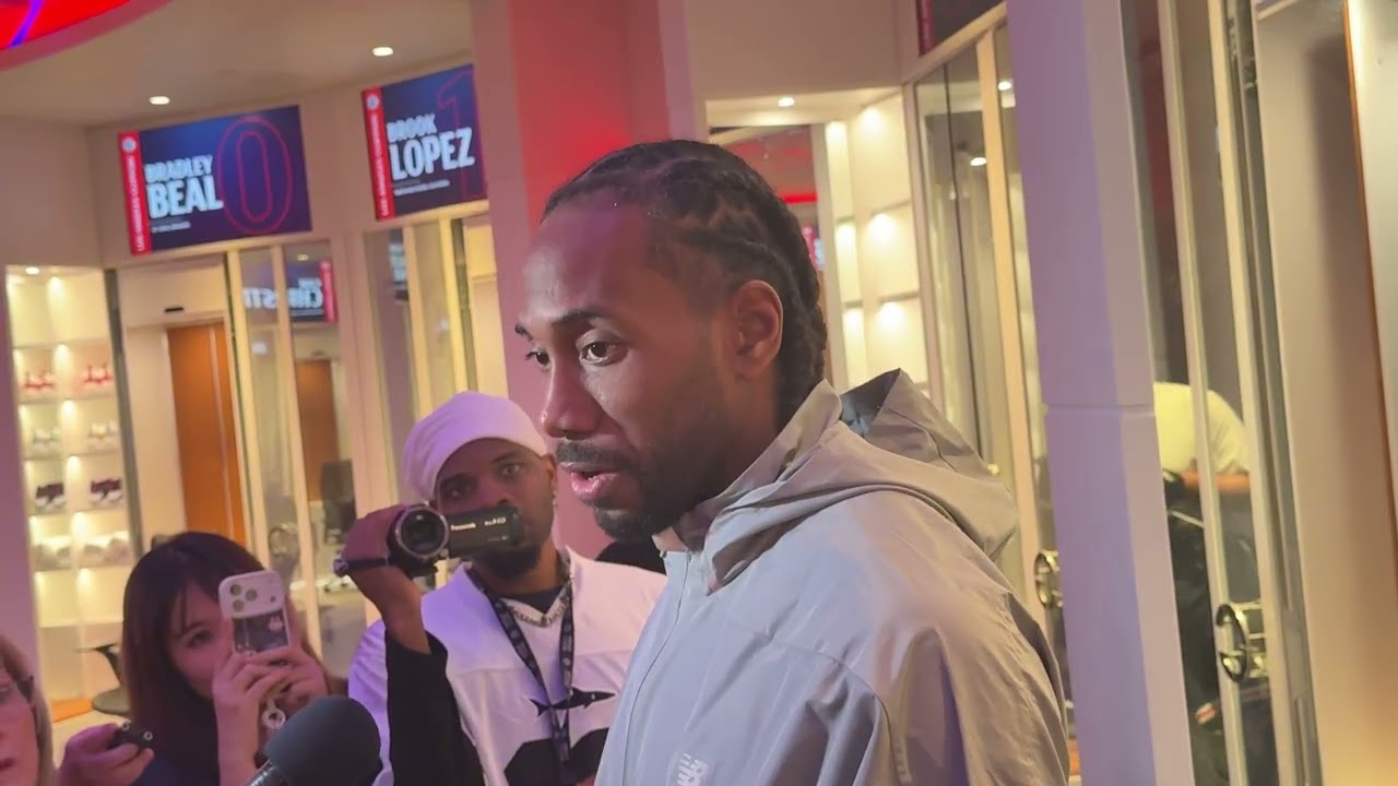 Kawhi Leonard reacts after Clippers climb over .500 after win against Wolves - 3/11/26