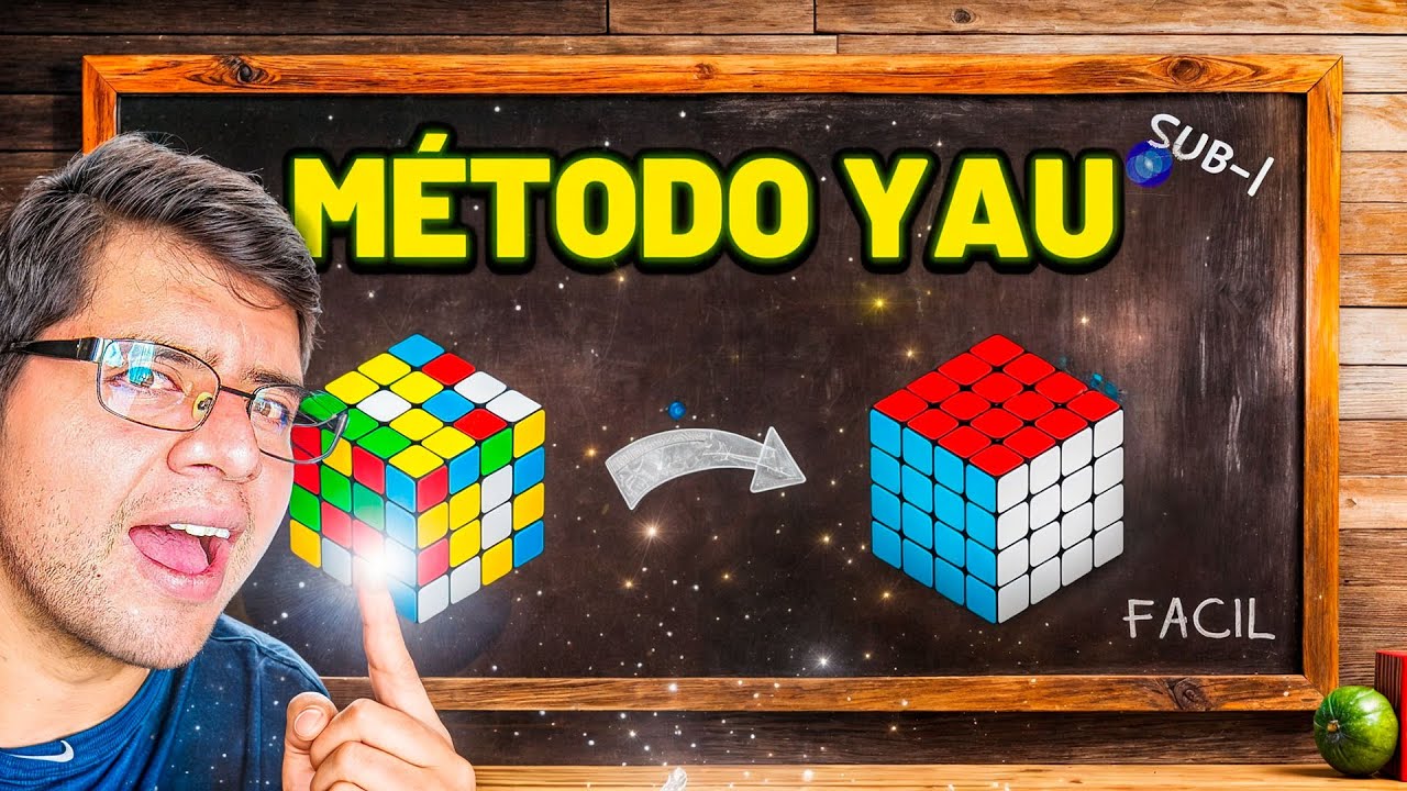 Este es el MEJOR MÉTODO para ARMAR EL CUBO 4X4 (YAU) 🚀🔥🕛