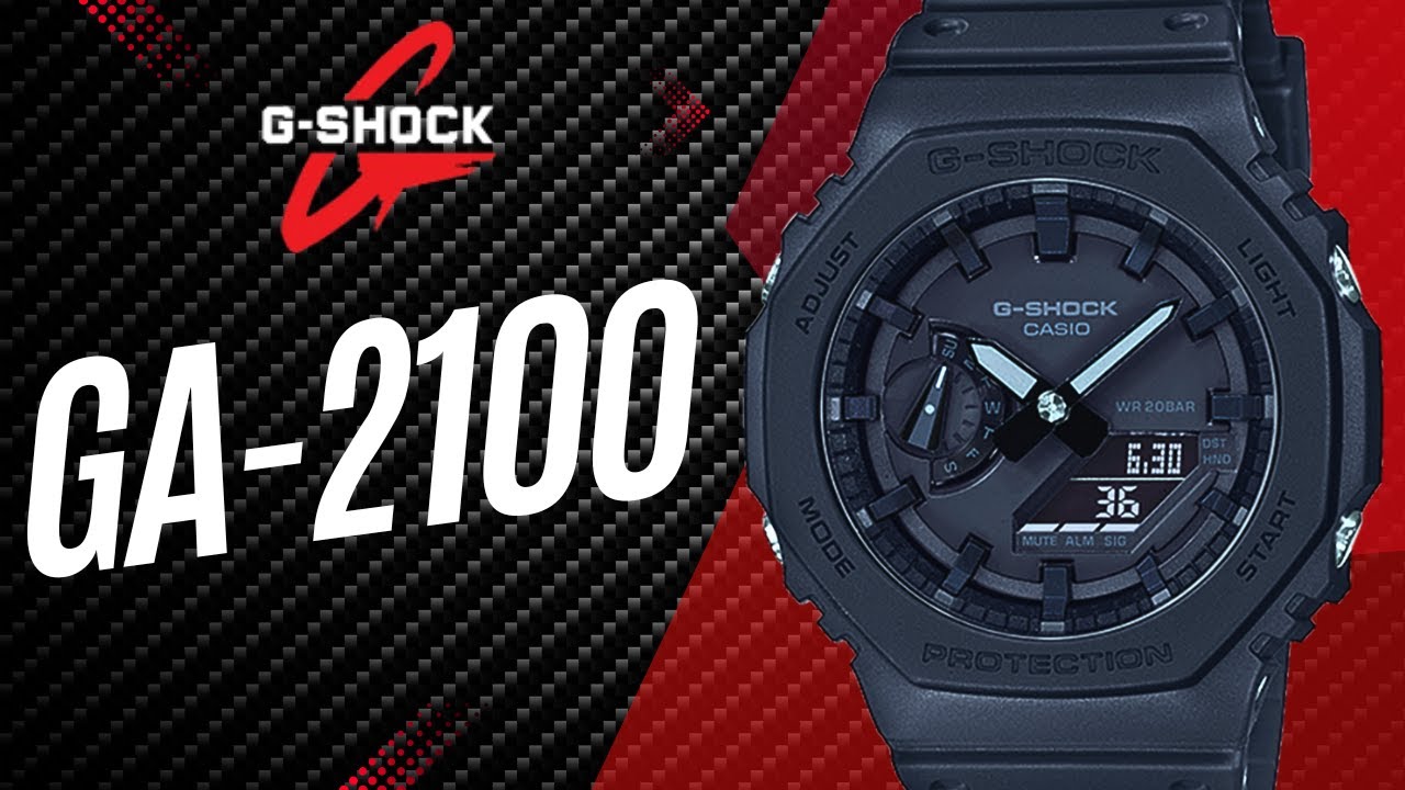 Обзор G-shock GA-2100-1A1 — мастер скрытности
