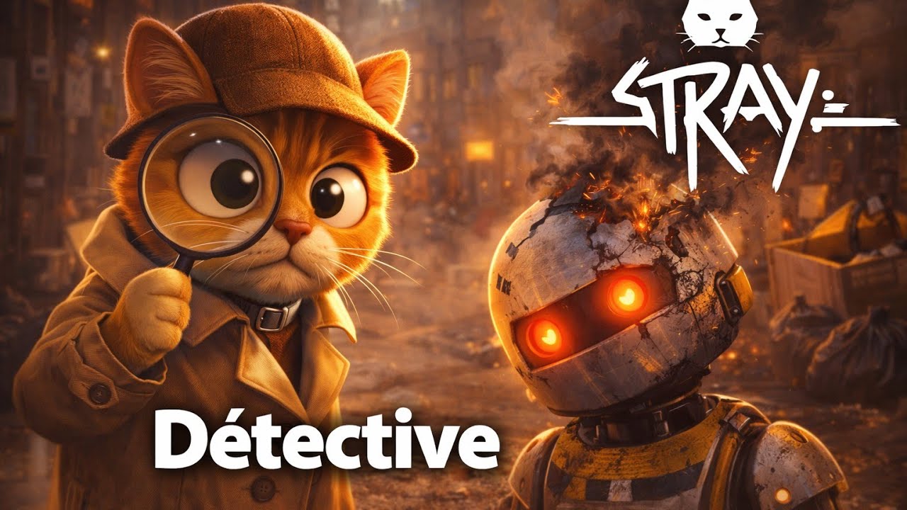 Le plus grand chat détective de la ville ! Stray 1/3