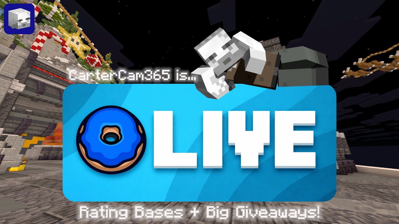 🔴rating bases | Donutsmp live |5M PER BASE | Media | 🔴