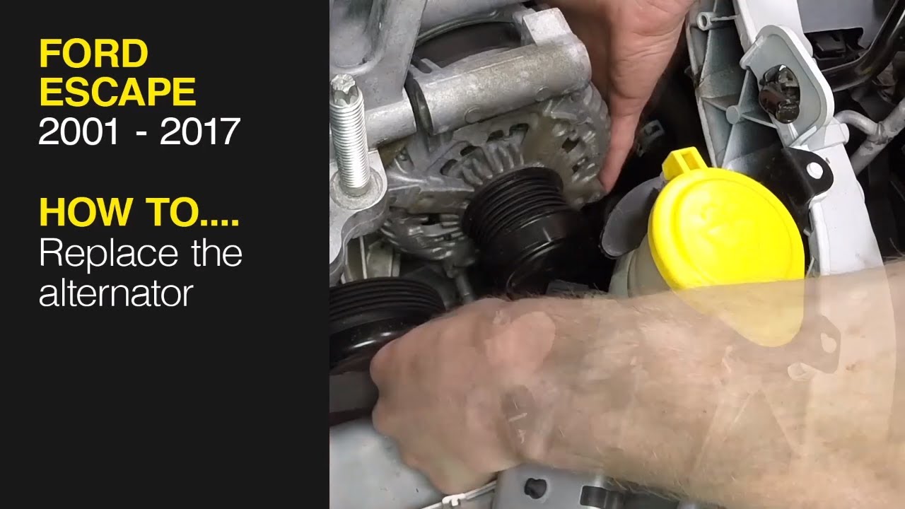 Как заменить генератор на Ford Escape 2001 - 2017