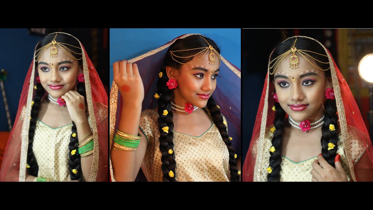 A little Radha Makeover by Raghuvaran - Video 21 (Orange Bridal Makeup Studio)