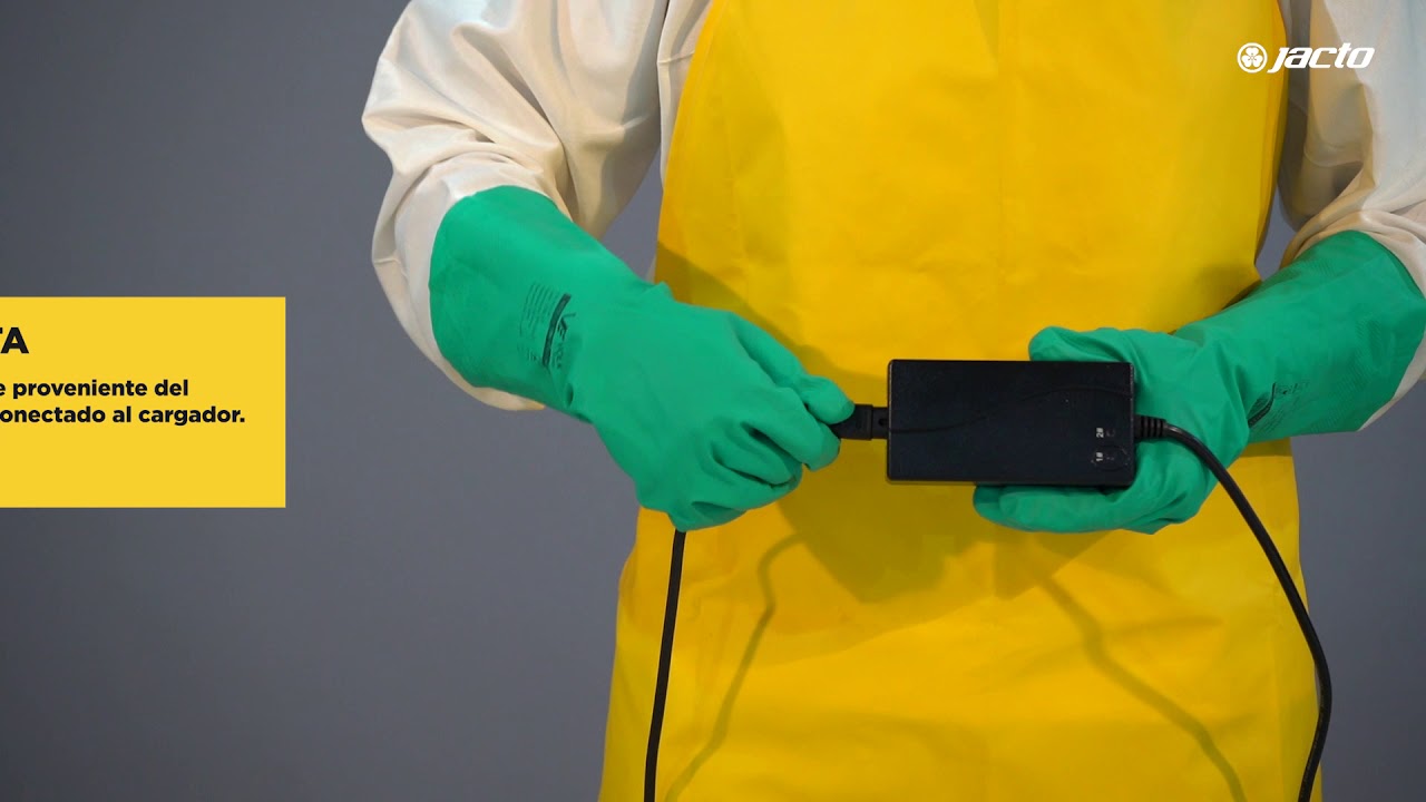 Jacto PJB v2020 - Cómo cargar la batería del Pulverizador