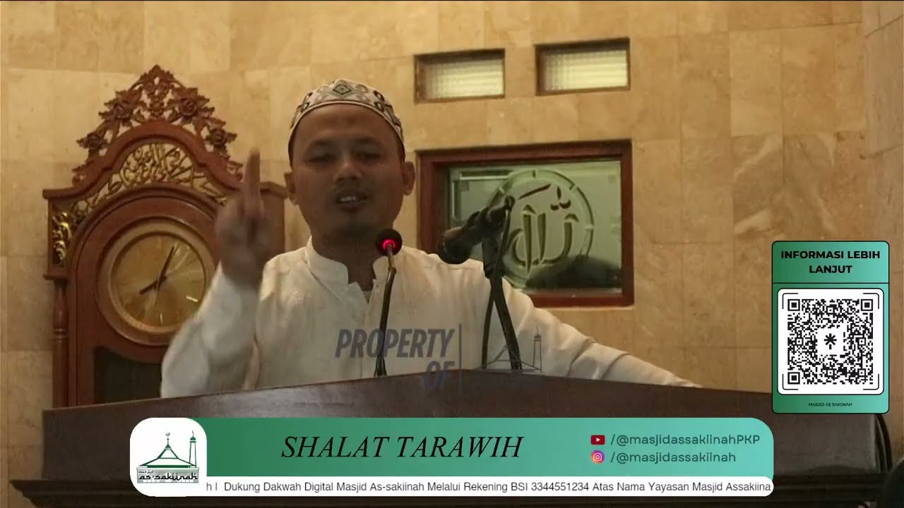 Masjid As - Sakiinah | Shalat Tarawih Malam 16 Ramadhan 1447 H