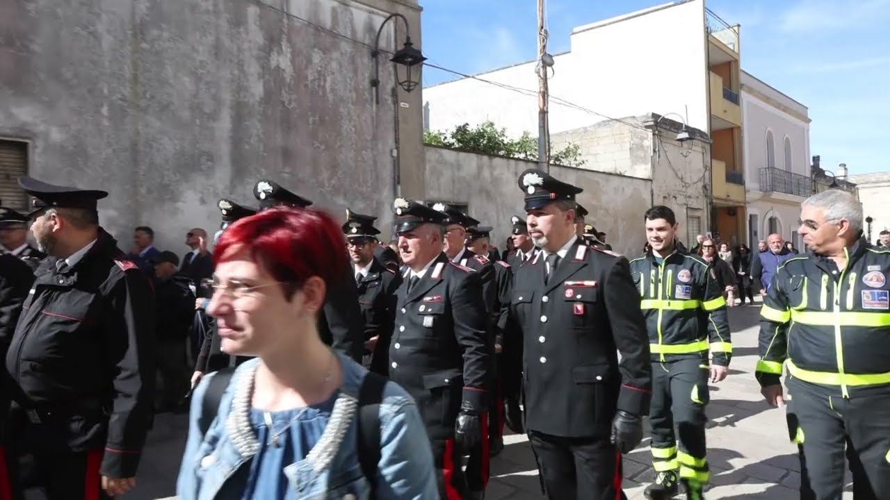 A Montesano funerali di Stato e lutto cittadino per il carabiniere morto nell'incidente