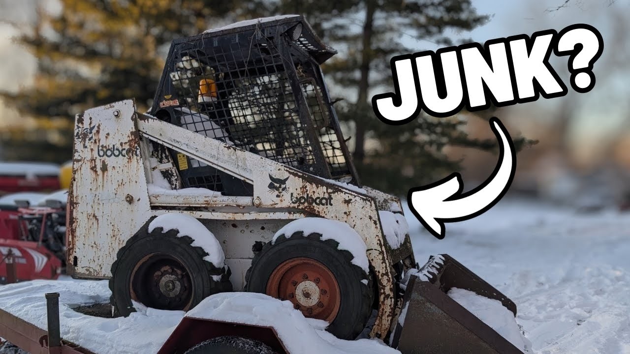 Buying the cheapest Skid Steer on Marketplace, No engine, What was I thinking