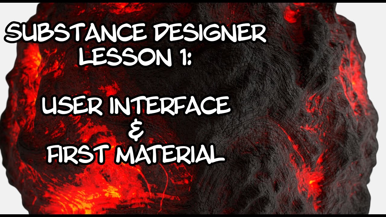 Substance 3D Designer Tutorials: User interface and first material