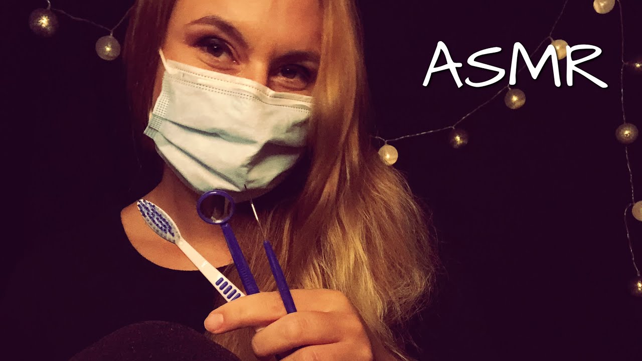 ASMR ! Relaxing Dentist Roleplay ( latex gloves sounds) GER/DE