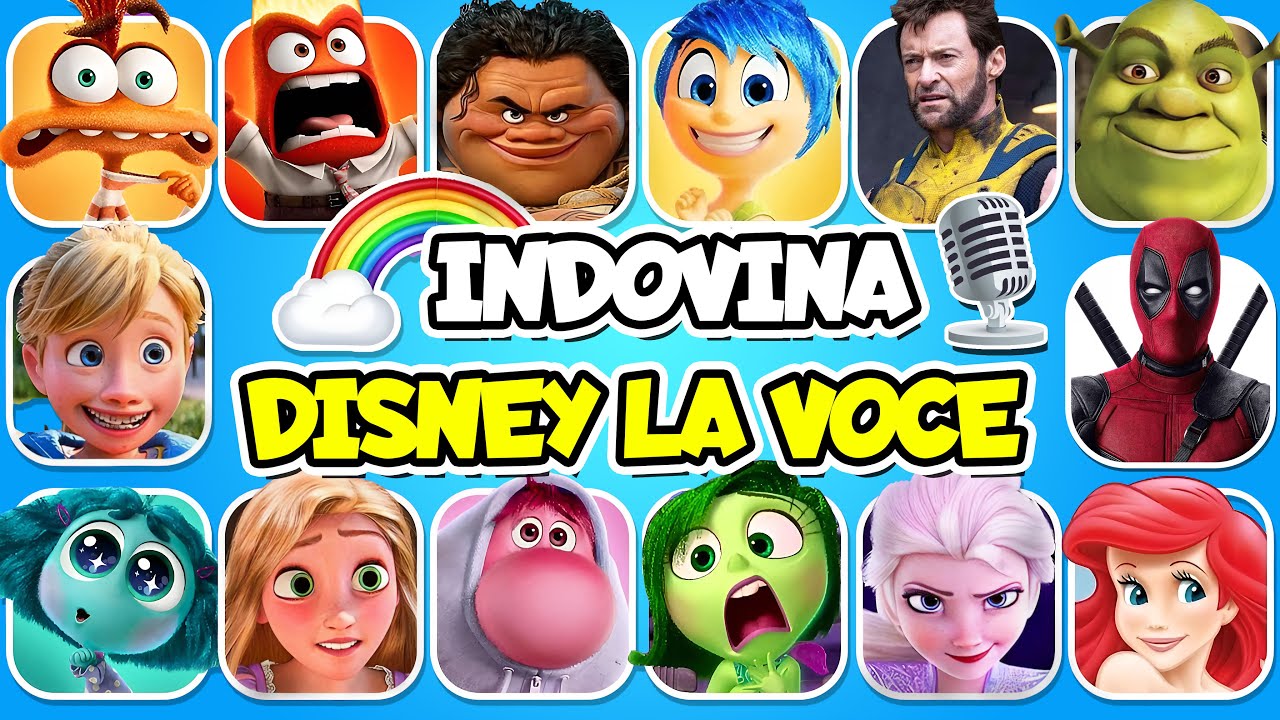 Indovina i Personaggi di Inside Out 2 dalla Voce🎬🍿QUIZ SU Inside Out 2, Disney, Deadpool Wolverine