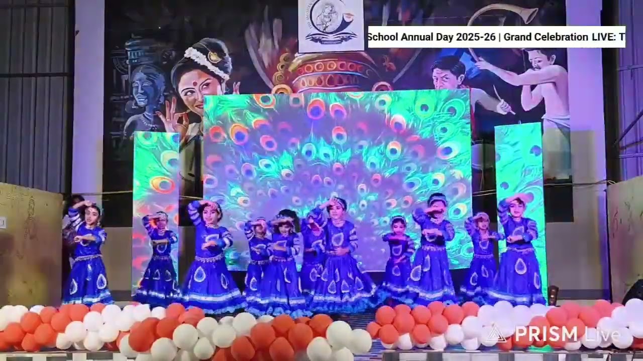 Peacock Song | Class I | The Mother School | Annual Day Celebration 2025 - 26