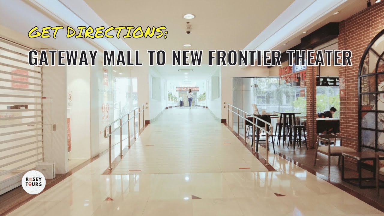 Crossing Inside from Gateway Mall to New Frontier Theater