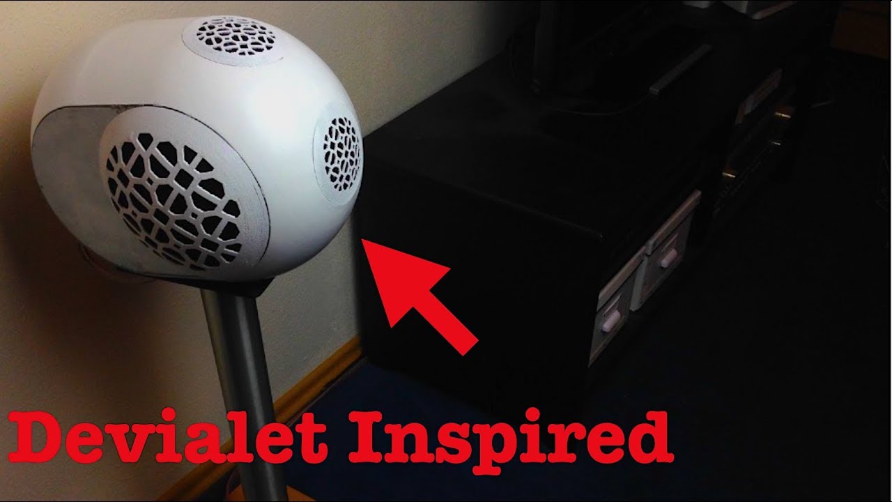 Devialet Phantom Inspired DIY Bluetooth Speaker (3D Printed, by Philip Erren) Part III