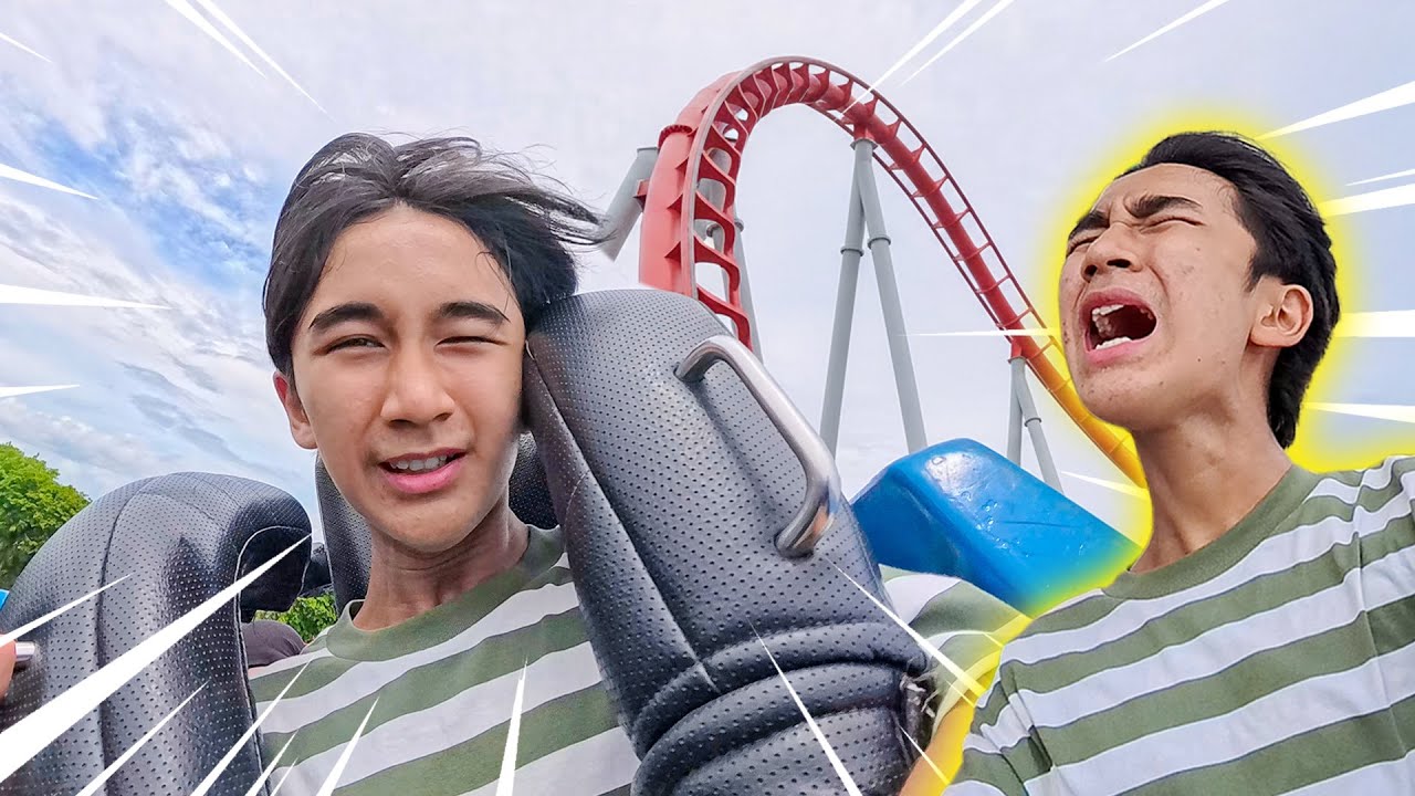 ZIYAN NAIK WAHANA EKSTRIM DI DUFAN ANCOL