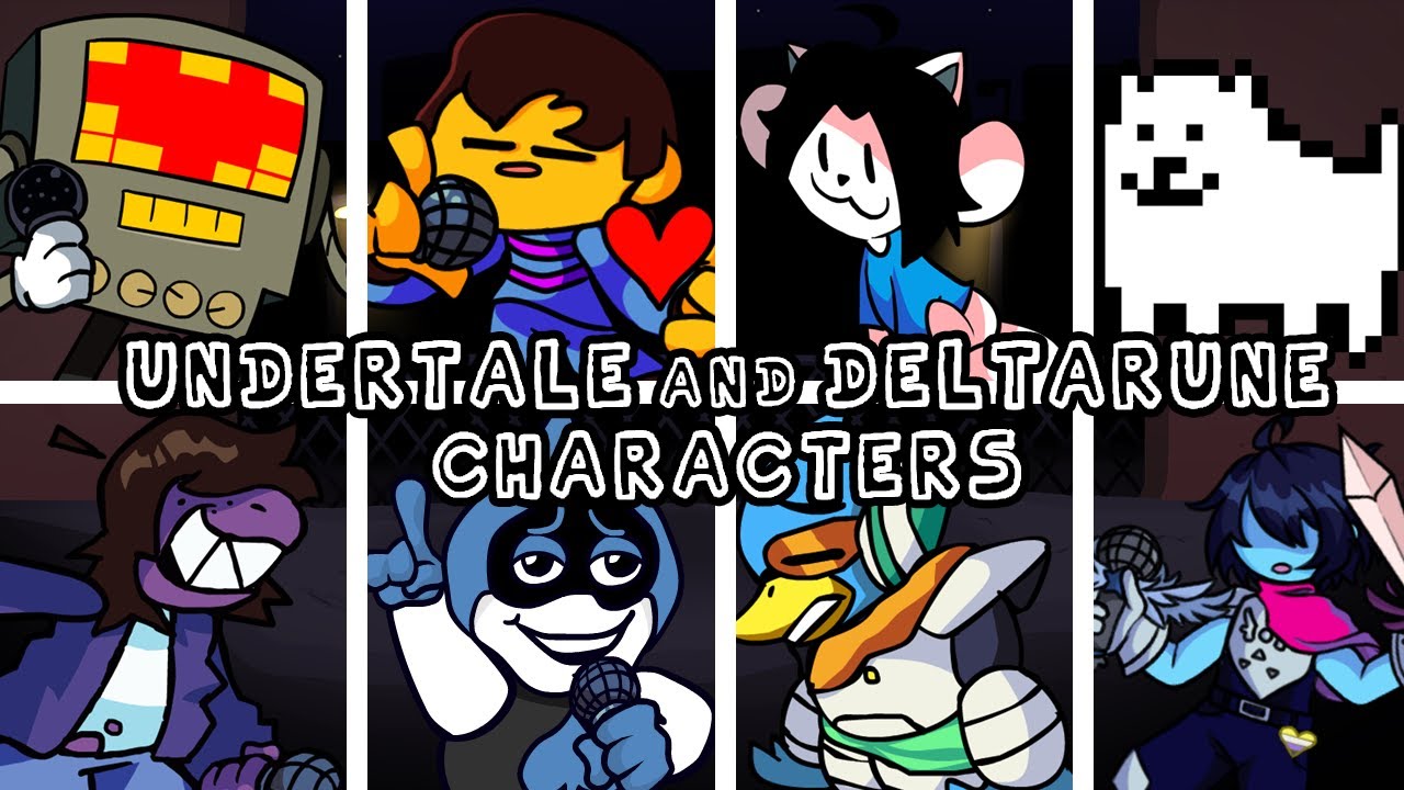FNF Nerves but Every Turn UNDERTALE and DELTARUNE Character Sings It