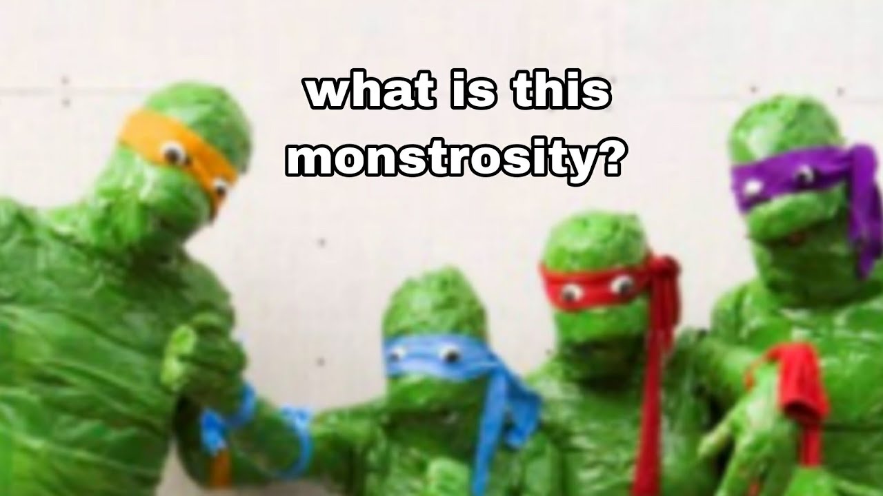 context of the duct tape Ninja Turtles costumes (James unsworth Ninja Turtles)