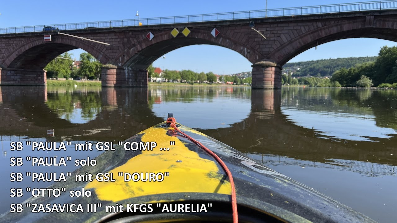 Schubboote auf dem Main