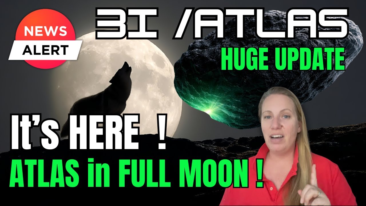 3I/Atlas has ALIGNED  and ENTERED a NEW Full Moon PHASE of HIGH VISIBILITY !