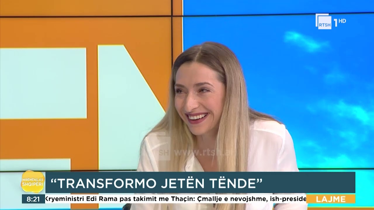 Fatjona Cici trajniere fitness sjellë librin “Transformo jetën tënde” | “Mirëmëngjes Shqipëri”