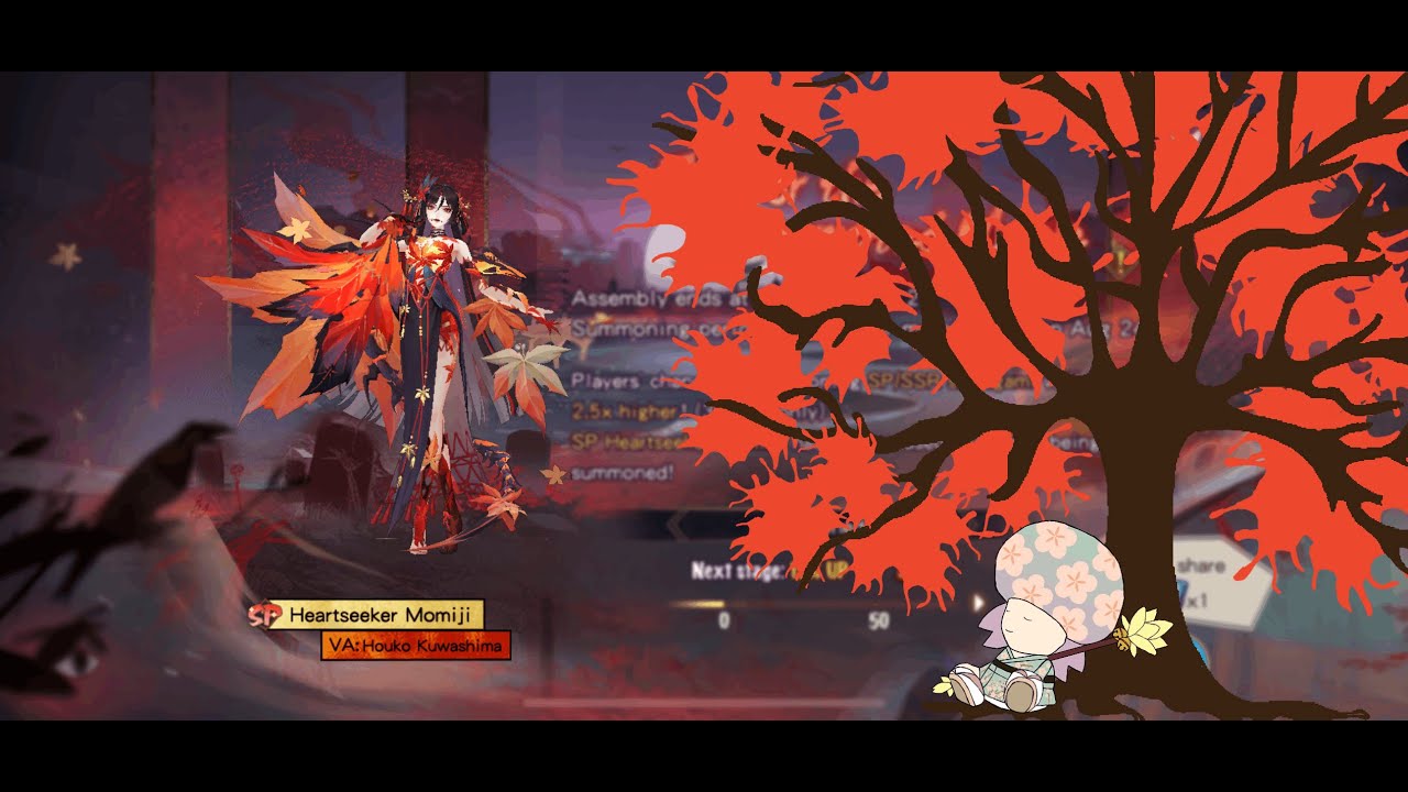 Onmyoji Main SP Momiji Summon Event