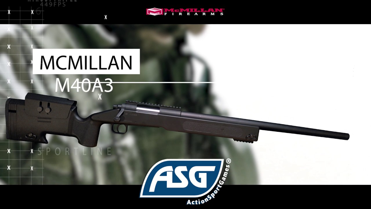 NEW ASG Sportline Licensed Mcmillan M40 spring Sniper Rifle.
