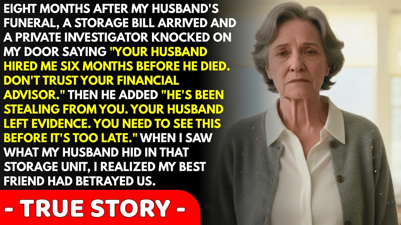Eight months after my husband's funeral, a storage bill arrived: 