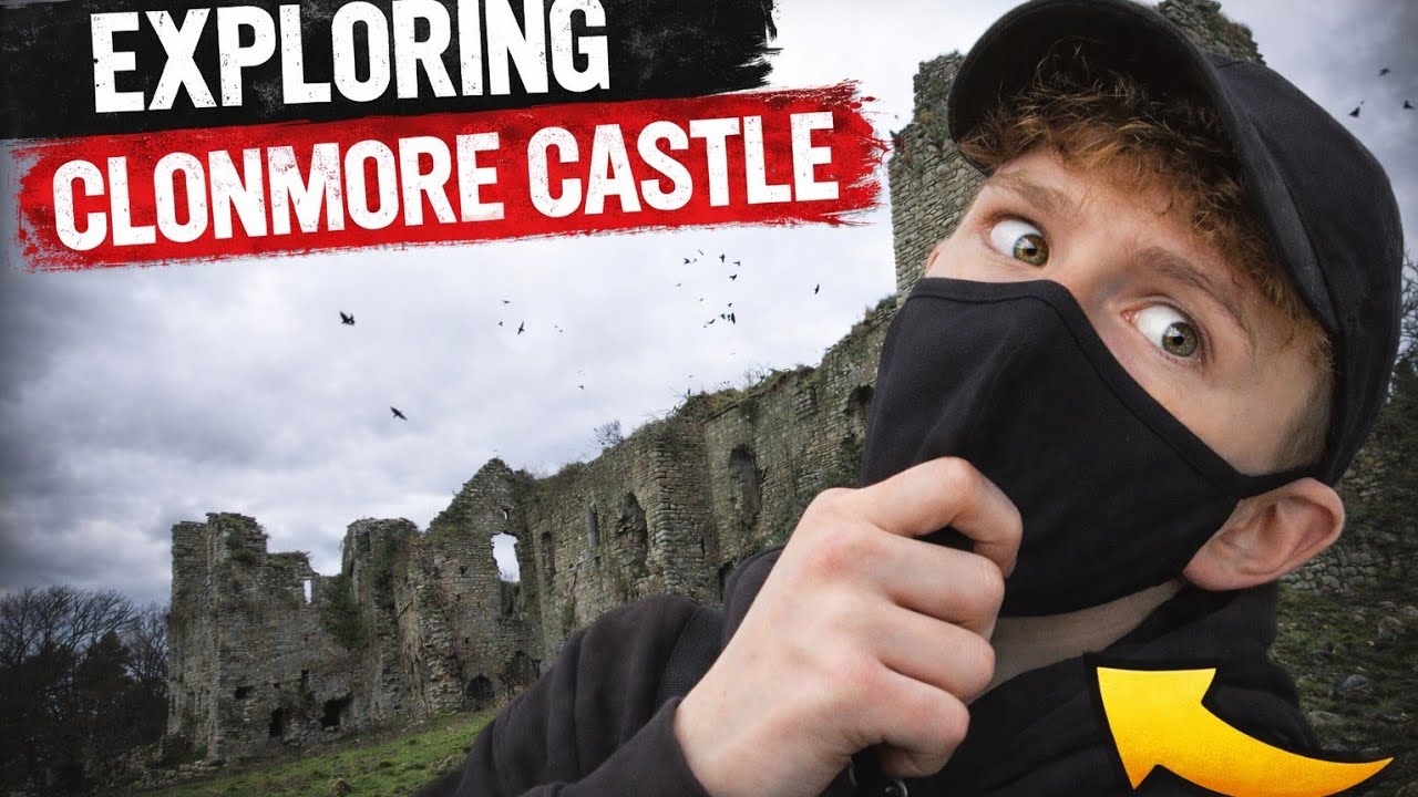 I Found Bats In This Abandoned Castle Ruins | Clonmore Castle Ireland