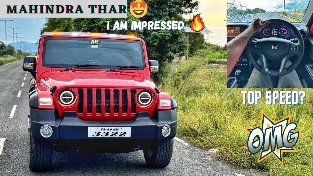 Finally Mahindra Thar🔥/I Am Impressed😻/Feature Rich🤯/20Lakhs Worth Car🥵/Top Speed!?/@Track Twister