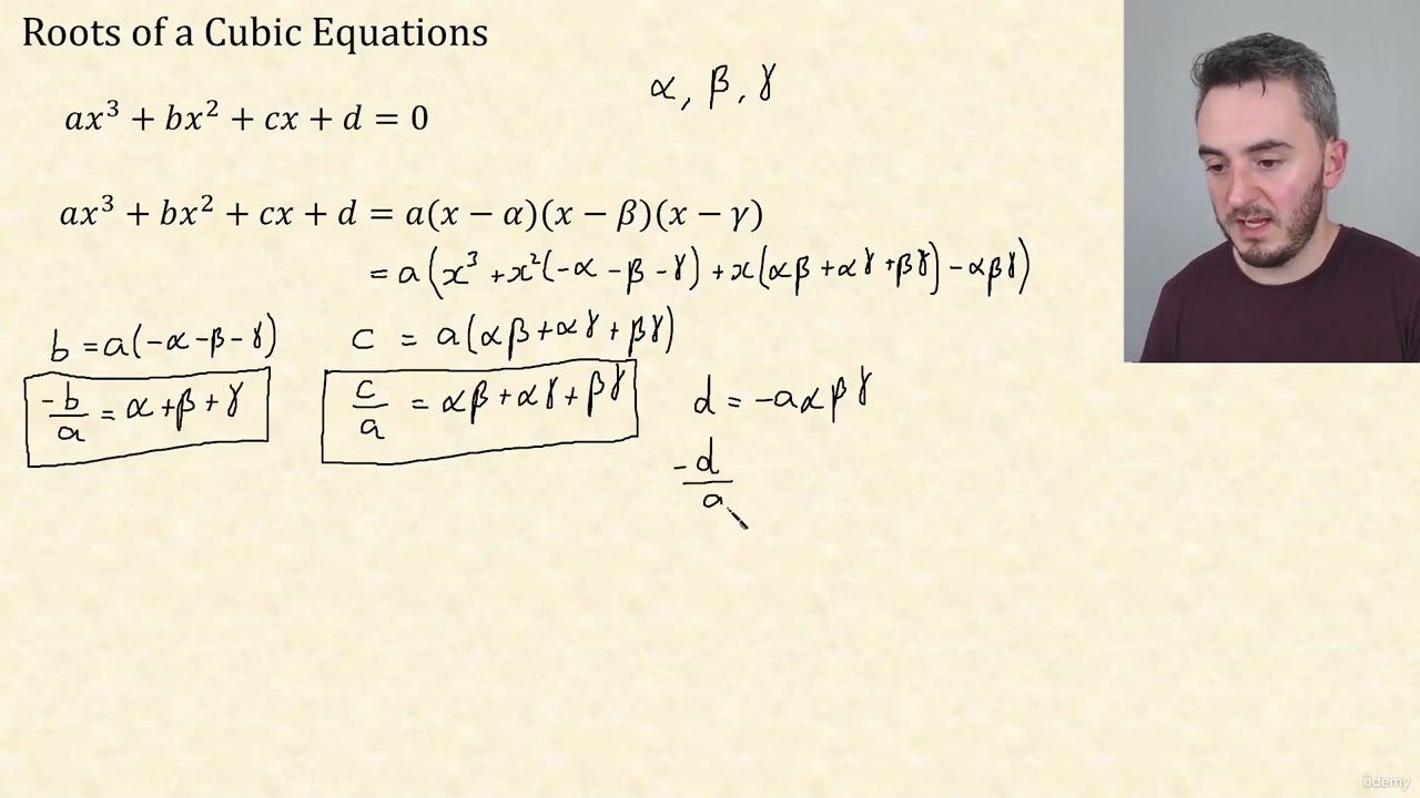 2 - Roots of Cubic Equations | CIE A Level Further Pure Mathematics 1 9231
