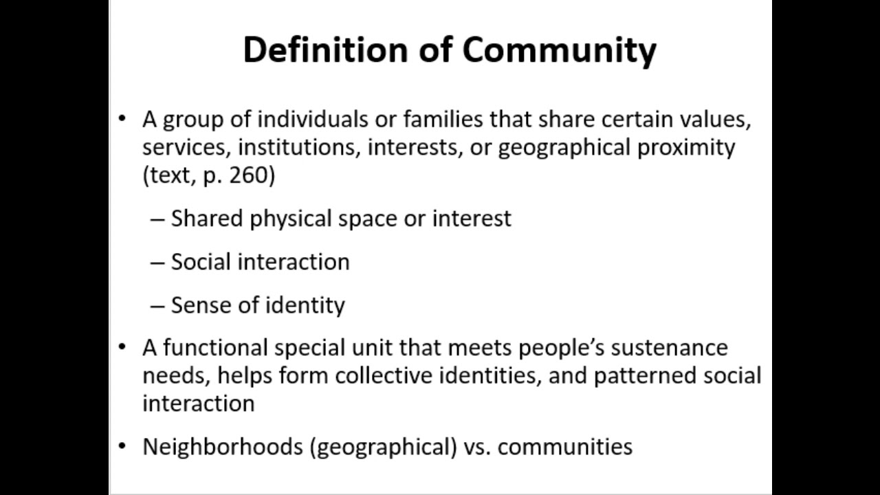COMMUNITY -PART 1- (community relations)
