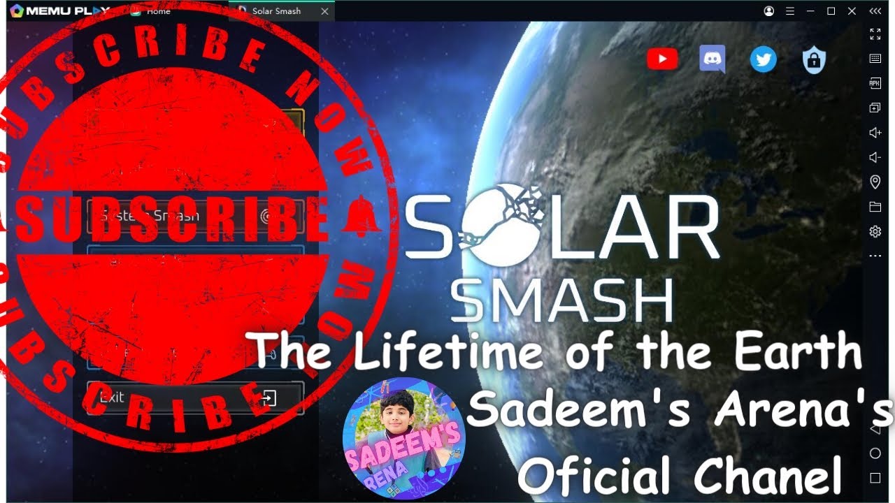 Earth's Timeline...(Simulated by Solar Smash) | Solar Smash || 2023