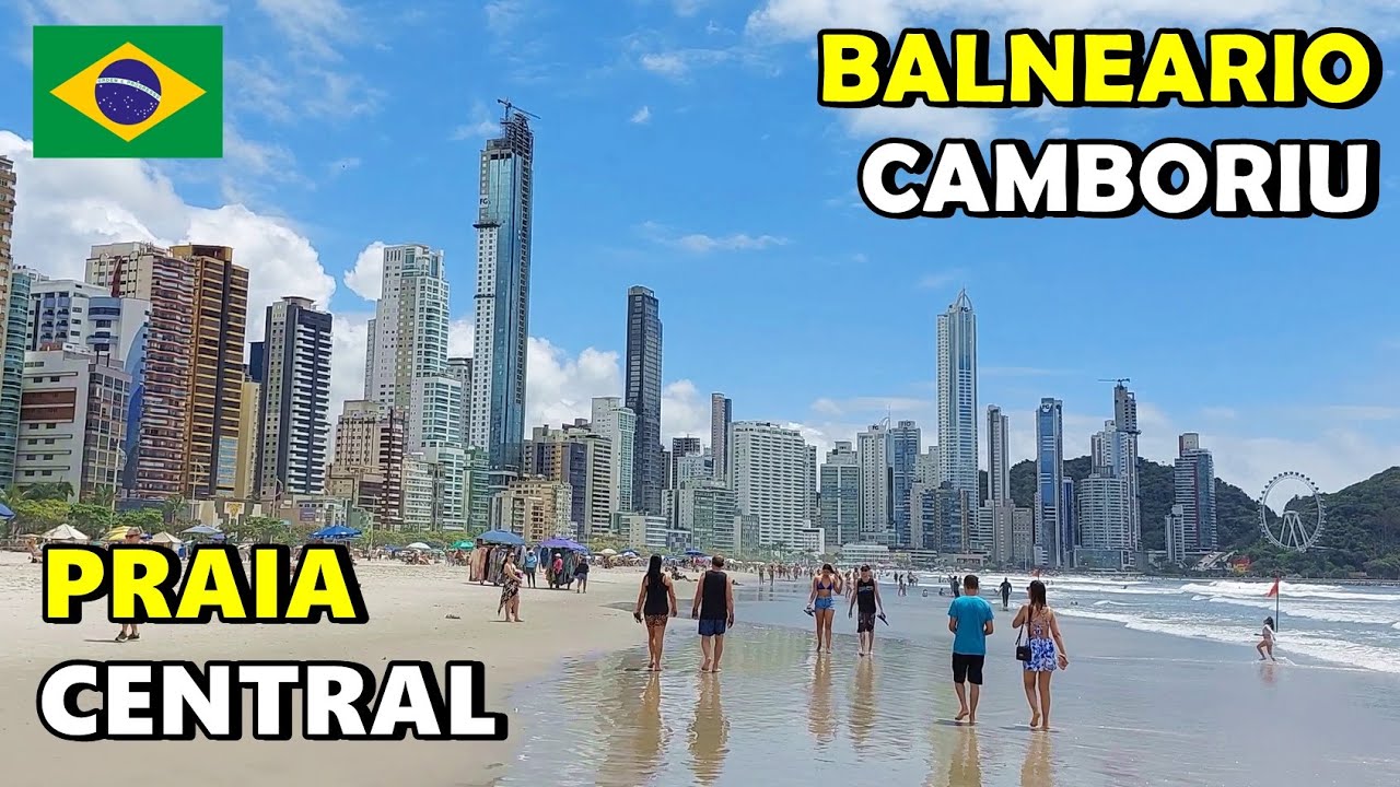 CAMINANDO POR LA PLAYA | PRAIA CENTRAL | BALNEARIO CAMBORIU | SANTA CATARINA | BRASIL