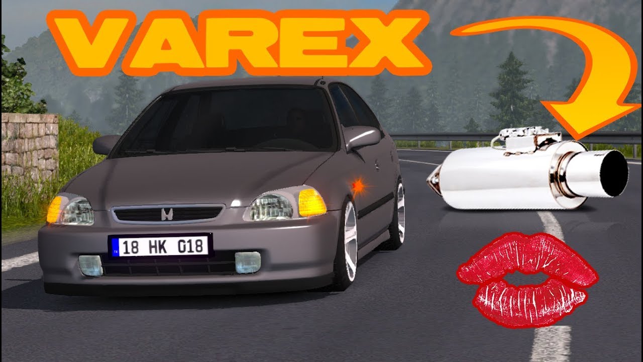ETS2 VAREXLİ HONDA CIVIC + LİNK DFGT WHEEL CAM