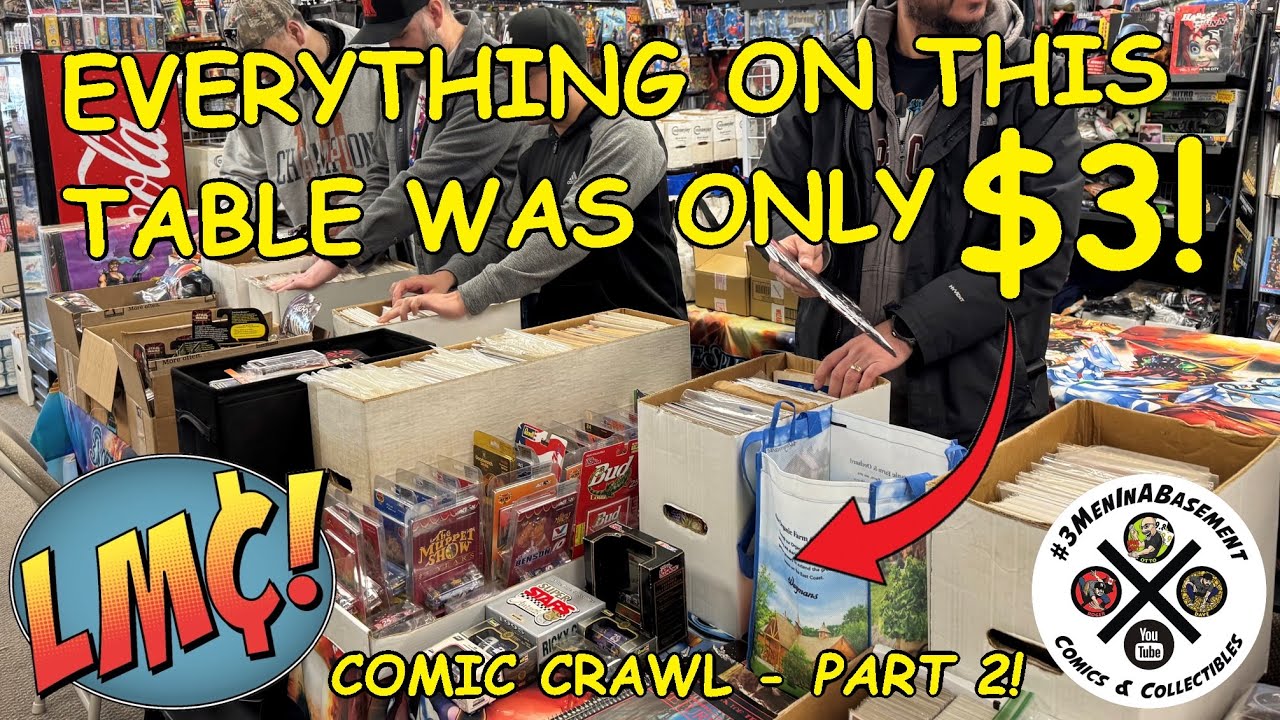 Great $3 Comics (and vintage toys, cards, and video games) on this Comic Book Crawl - Part 2!