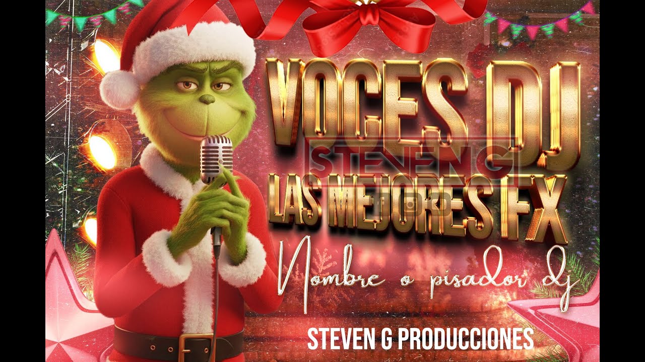🔥 VOCES DJ NAVIDAD 2025 ❄️CON FX NAVIDE&Ntilde;OS PREMIUM 🎅 PACK GRATIS PARA TODOS LOS DJs