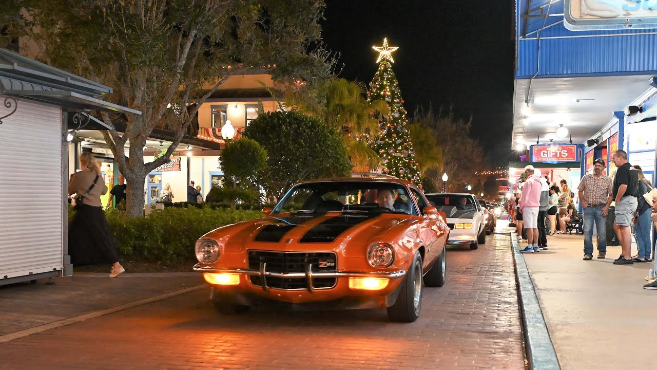 20260109 - Kissimmee, Florida - 26.5 Minute Parade Video at the Old Town Friday Evening Muscle Car