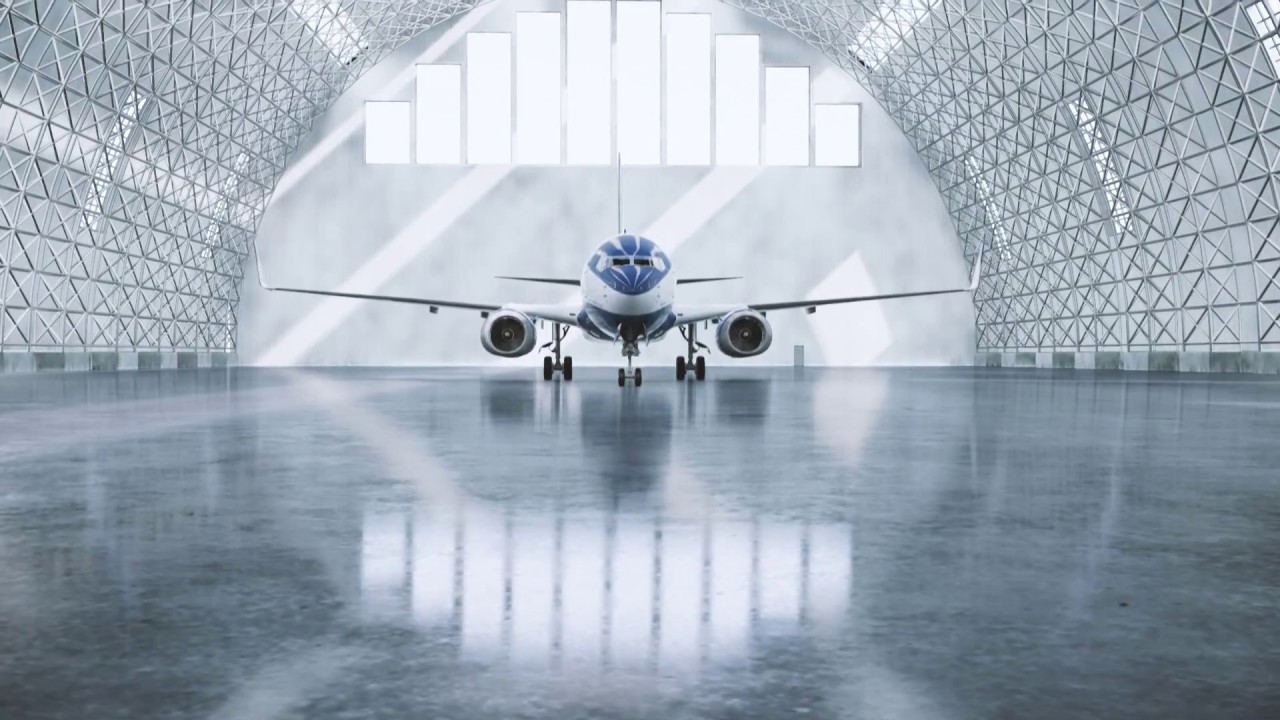 Aircraft Interior and Exterior Realtime Rendering in MakeReal3D V3.0
