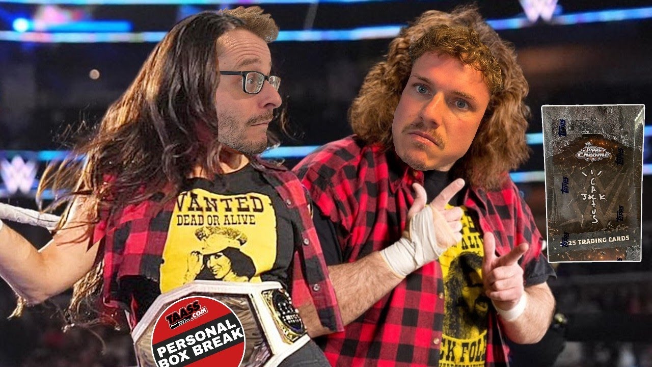 🔥 2025 Topps Chrome WWE x Cactus Jack Hobby Release Day - TAASS.com Box Break Stream !!