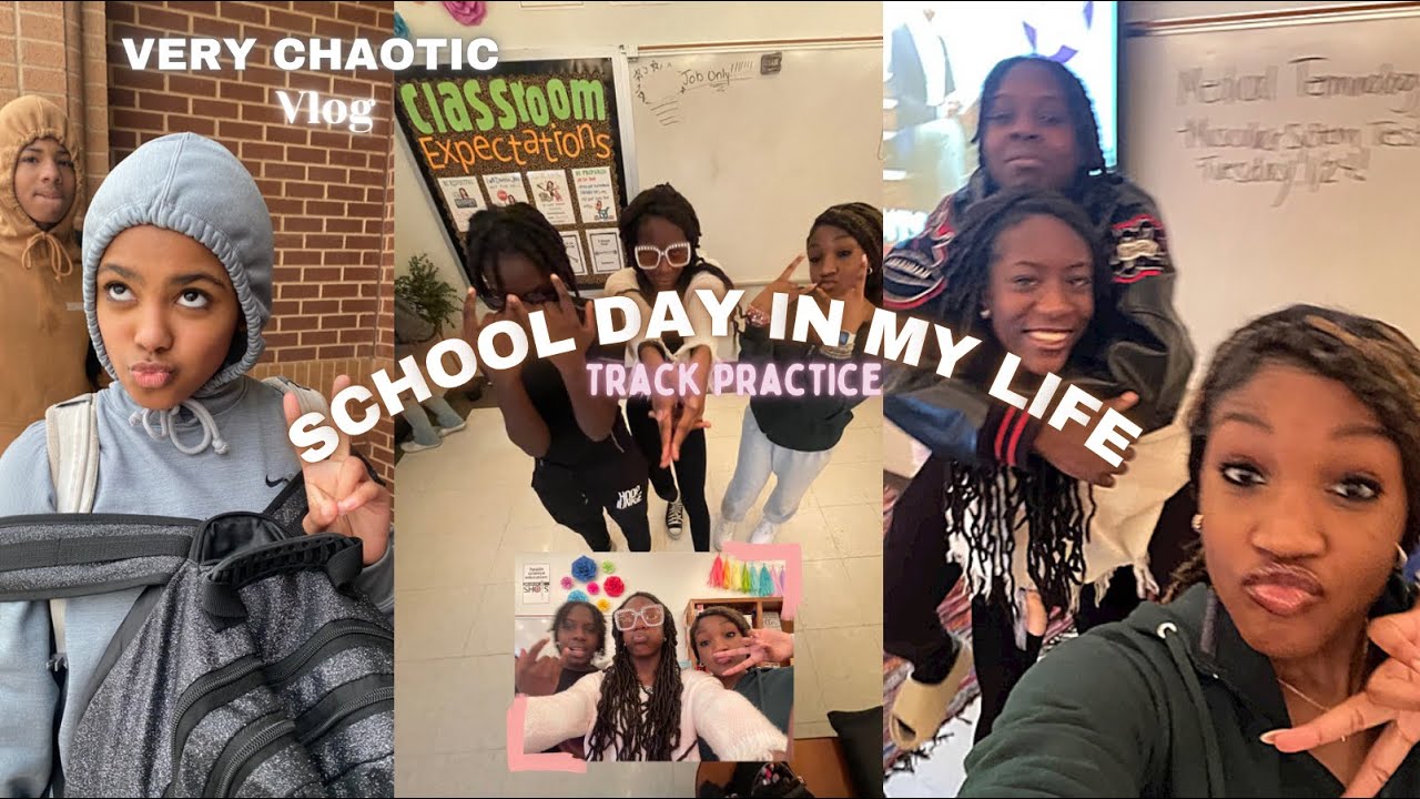 School Day in my life | track practice , sophomore , chaotic etc! I.am.tutu