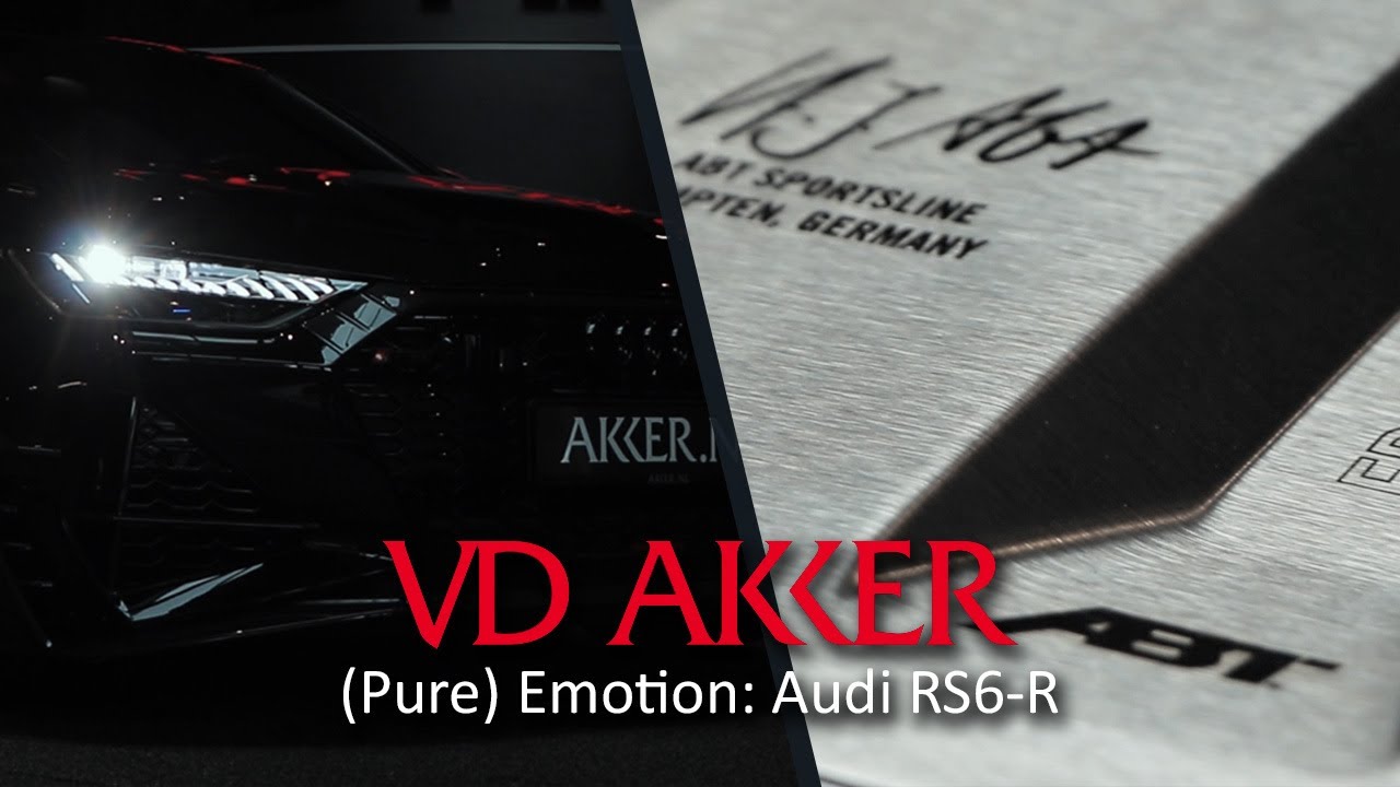 VD AKKER (Pure) Emotion: 1 of 125 Audi RS6-R Avant (740 hp / 920 Nm)