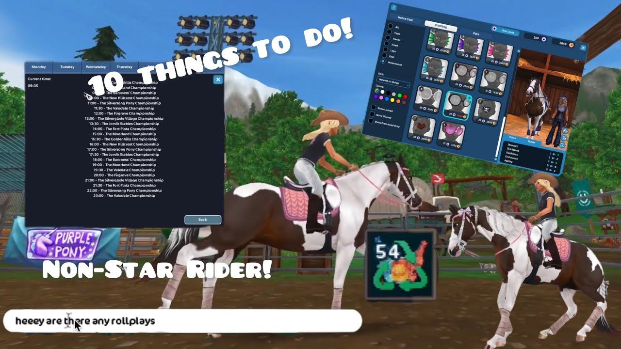 10 THINGS TO DO AS A NON-STAR RIDER! | Star Stable Online