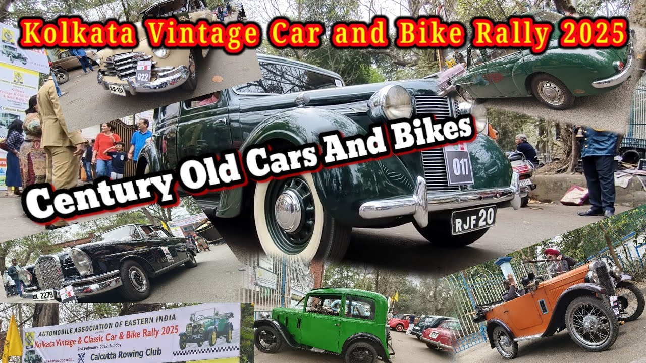 Kolkata Vintage Car and Bike Rally 2025 ll Lake Club#vintage