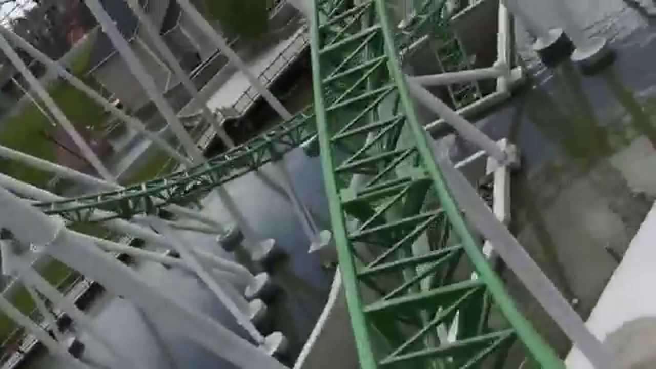 Junker rollercoaster vuoristorata on-ride, Powerpark Suomi Finland